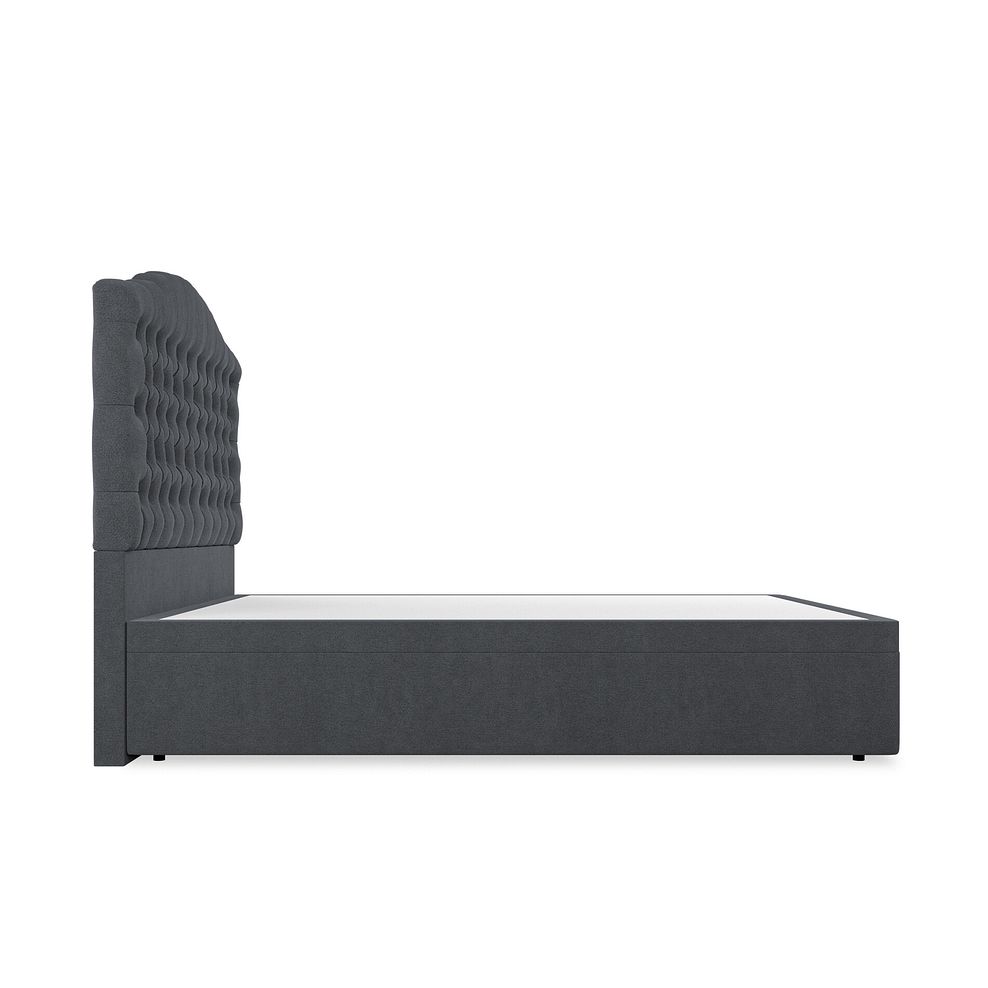Kendal King-Size Storage Ottoman Bed in Venice Fabric - Anthracite 5