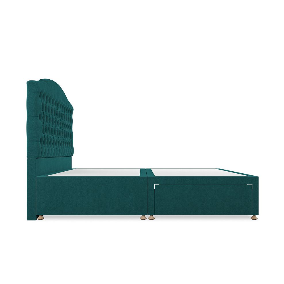 Kendal Super King-Size 2 Drawer Divan Bed in Venice Fabric - Teal 4