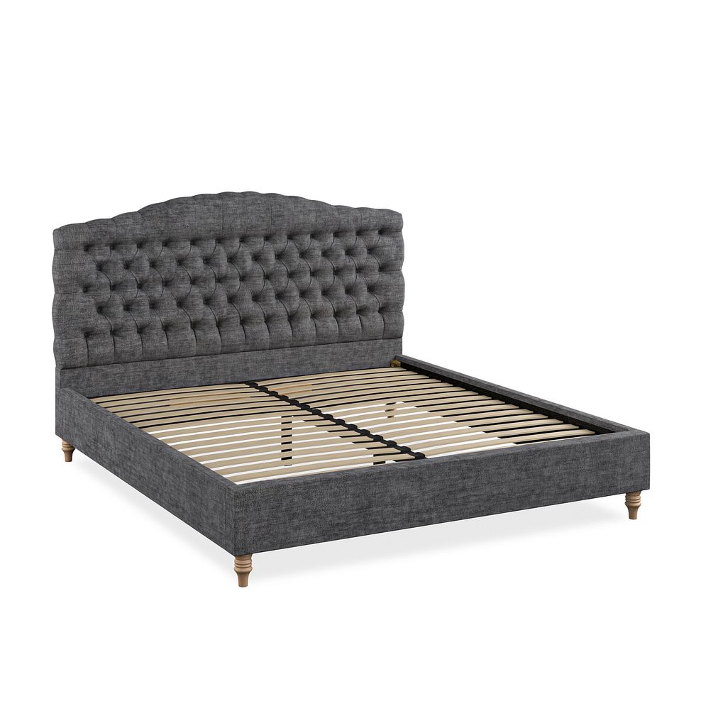 Kendal Super King-Size Bed in Brooklyn Fabric - Asteroid Grey 2
