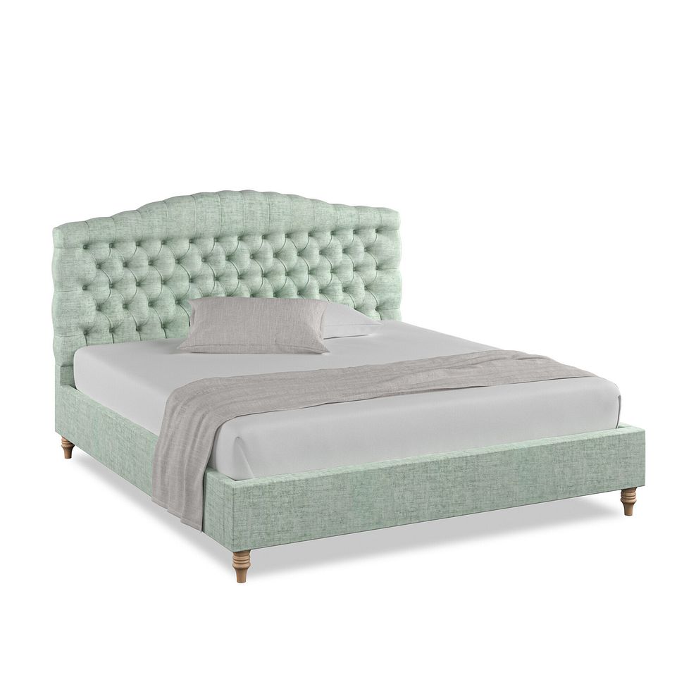 Kendal Super King-Size Bed in Brooklyn Fabric - Glacier 1
