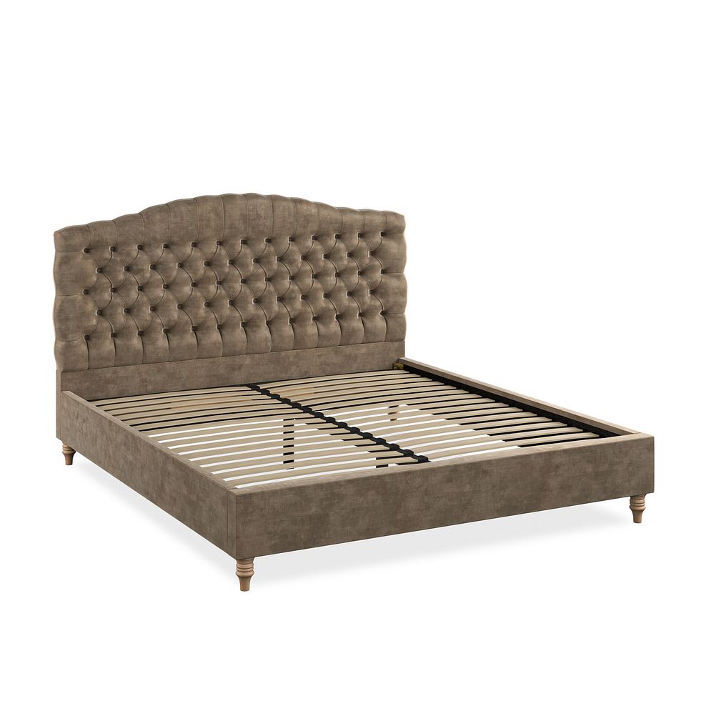 Kendal Super King-Size Bed in Heritage Velvet - Cedar 2