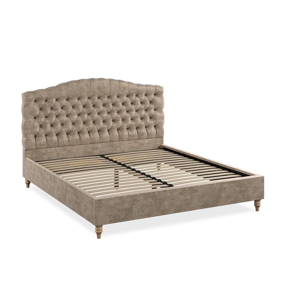 Kendal Super King-Size Bed in Heritage Velvet - Mink 2