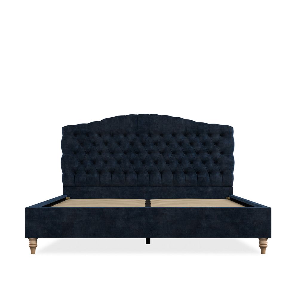 Kendal Super King-Size Bed in Heritage Velvet - Royal Blue 3