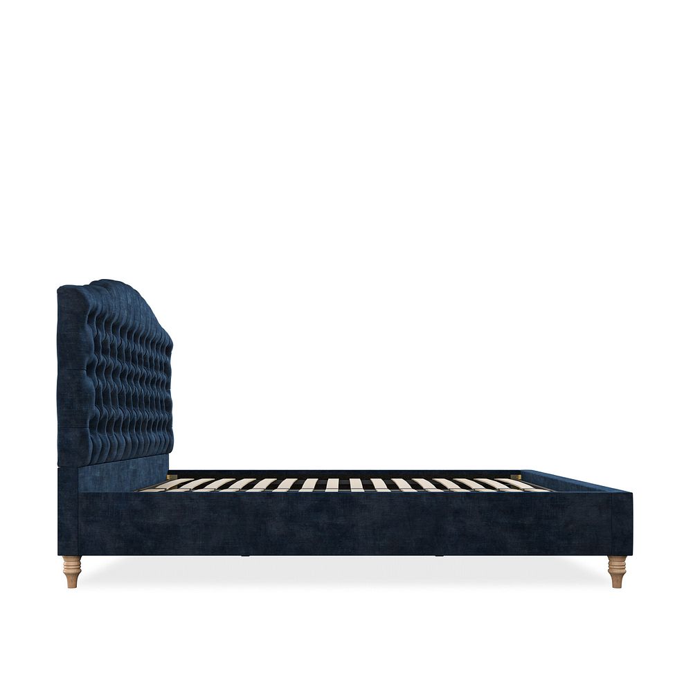 Kendal Super King-Size Bed in Heritage Velvet - Royal Blue 4