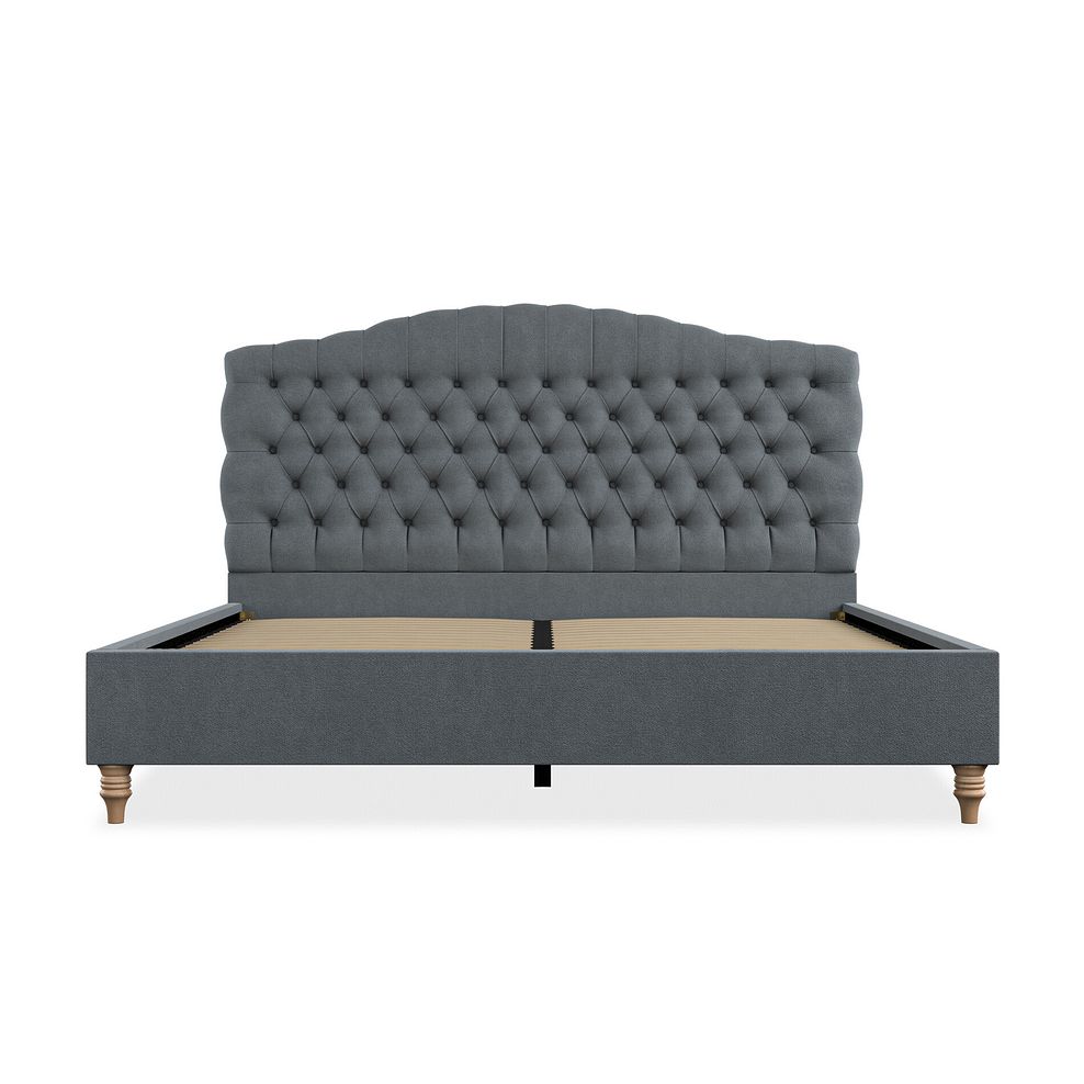 Kendal Super King-Size Bed in Venice Fabric - Graphite 3
