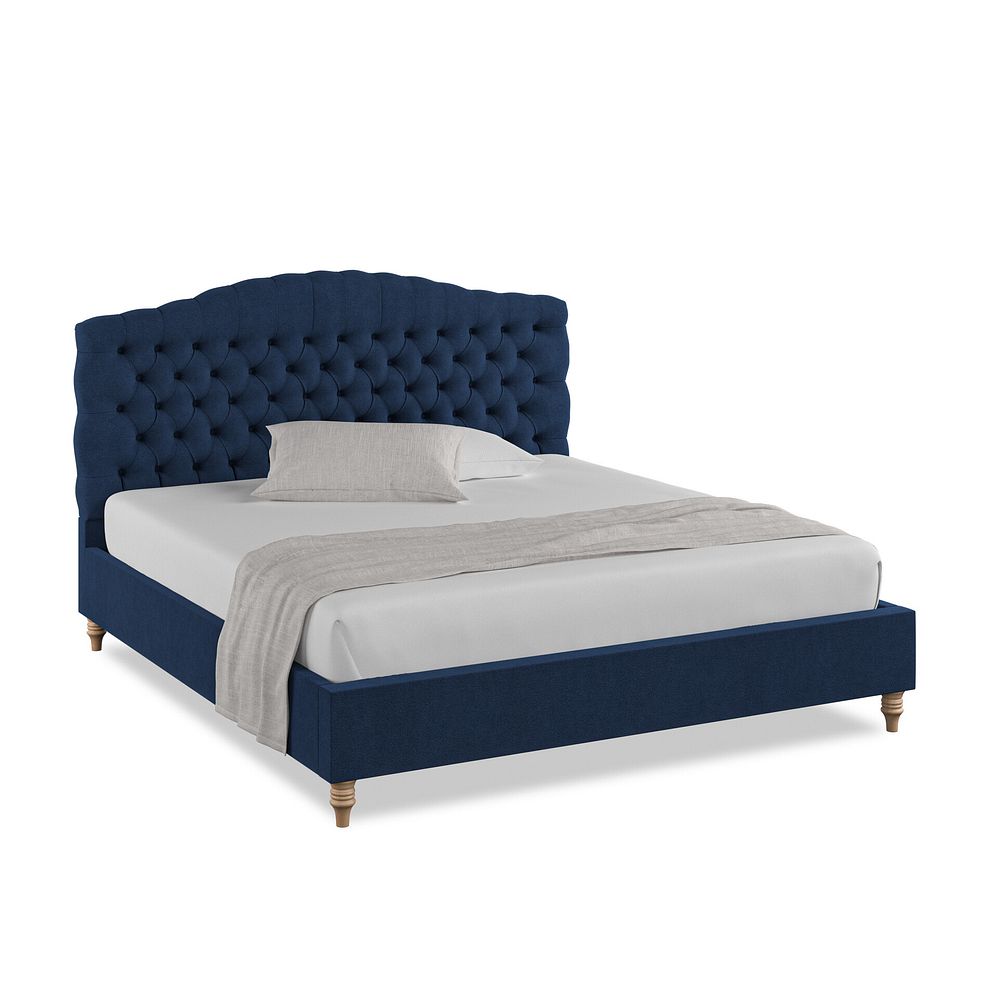 Kendal Super King-Size Bed in Venice Fabric - Marine 1