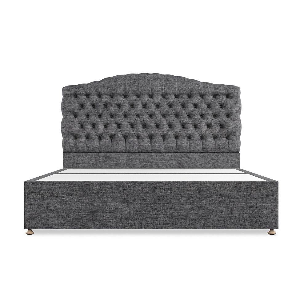 Kendal Super King-Size Divan Bed in Brooklyn Fabric - Asteroid Grey 3