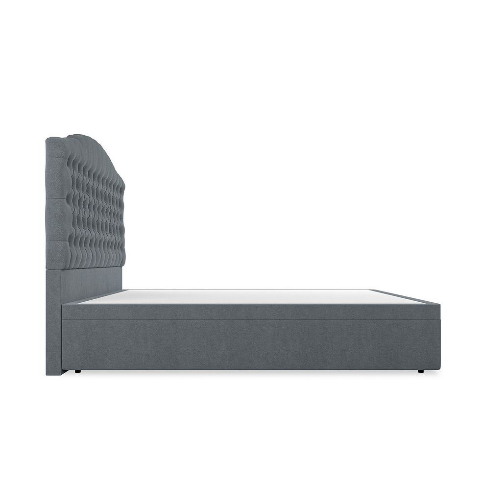 Kendal Super King-Size Storage Ottoman Bed in Venice Fabric - Graphite 5