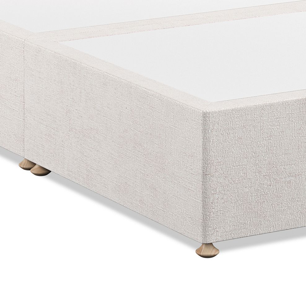 Kent Double Divan Bed in Brooklyn Fabric - Lace White 6