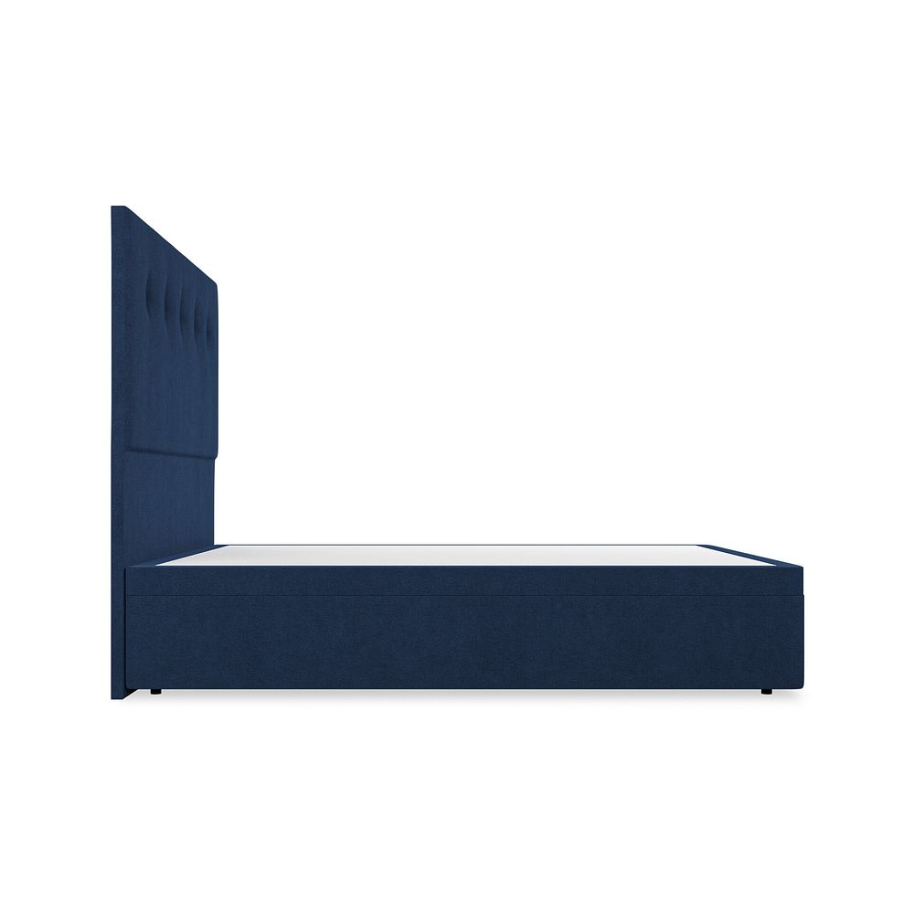 Kent Double Storage Ottoman Bed in Venice Fabric - Marine 5