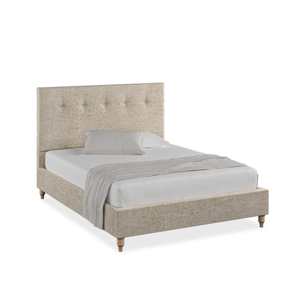 Kent King-Size Bed in Brooklyn Fabric - Quill Grey 1