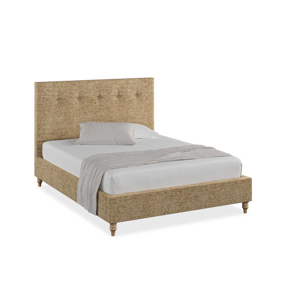 Kent King-Size Bed in Brooklyn Fabric - Saturn Mink 1