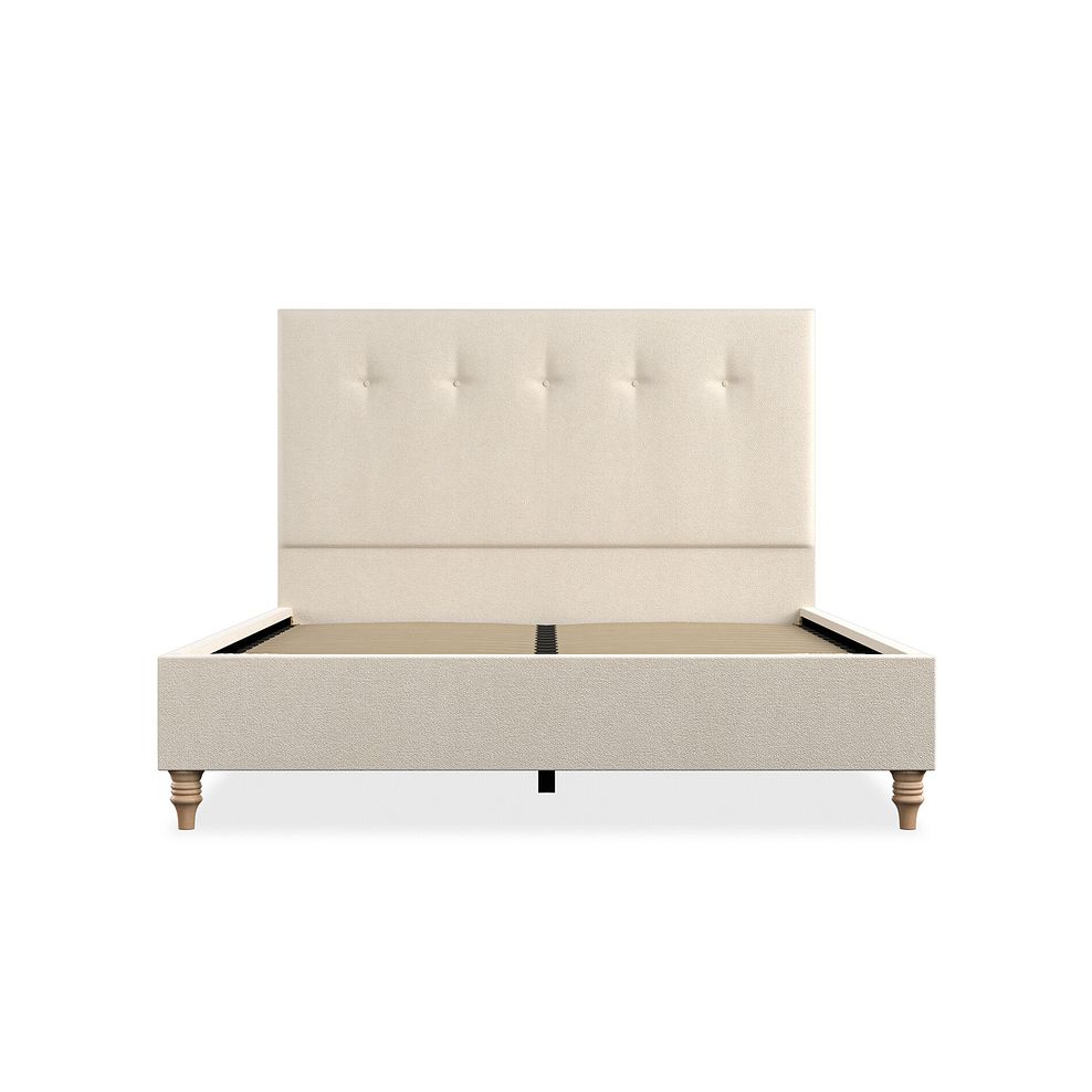 Kent King-Size Bed in Venice Fabric - Cream 3