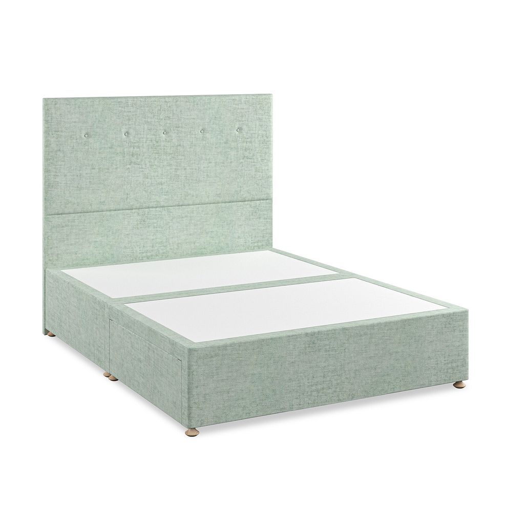 Kent King-Size 2 Drawer Divan Bed in Brooklyn Fabric - Glacier 2