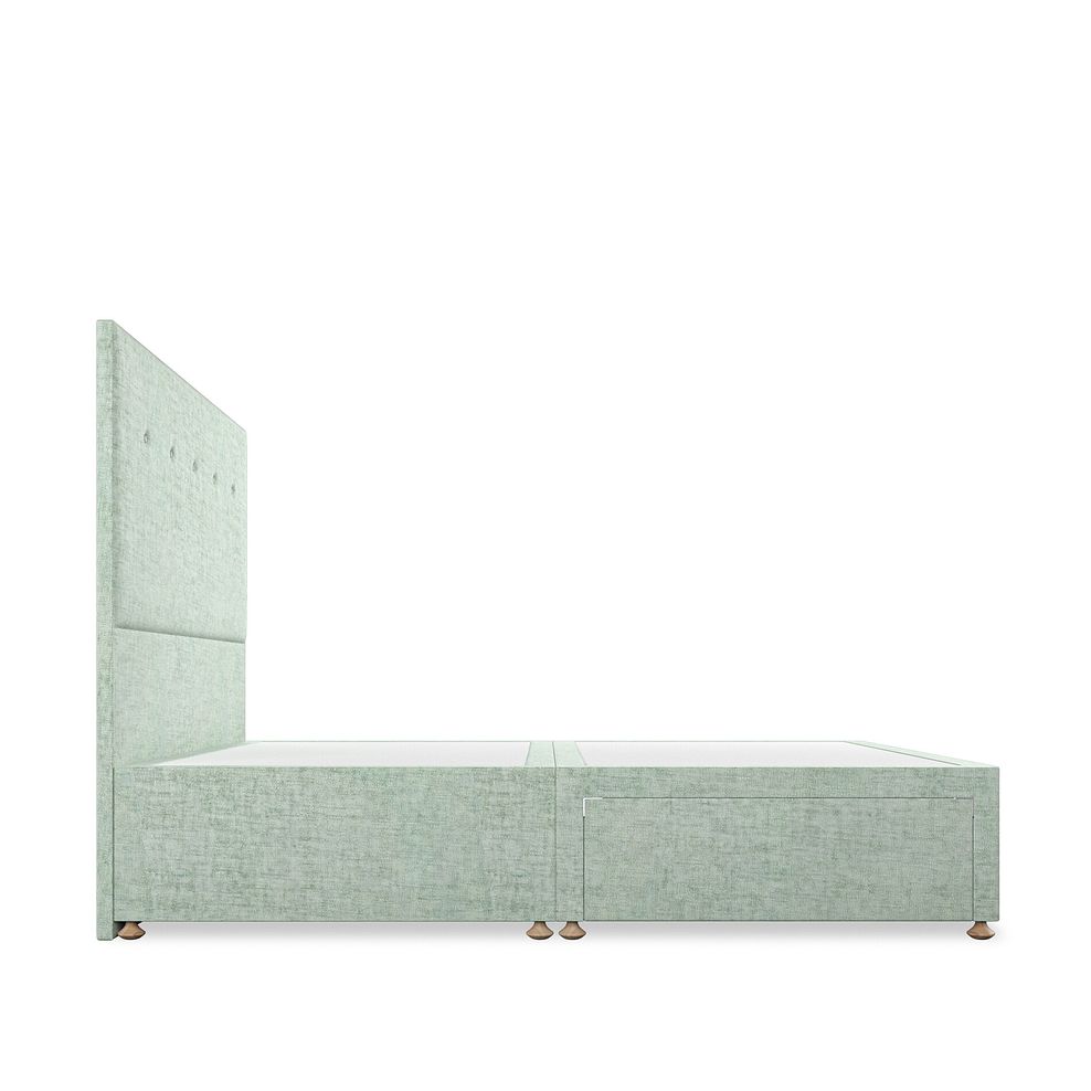 Kent King-Size 2 Drawer Divan Bed in Brooklyn Fabric - Glacier 4