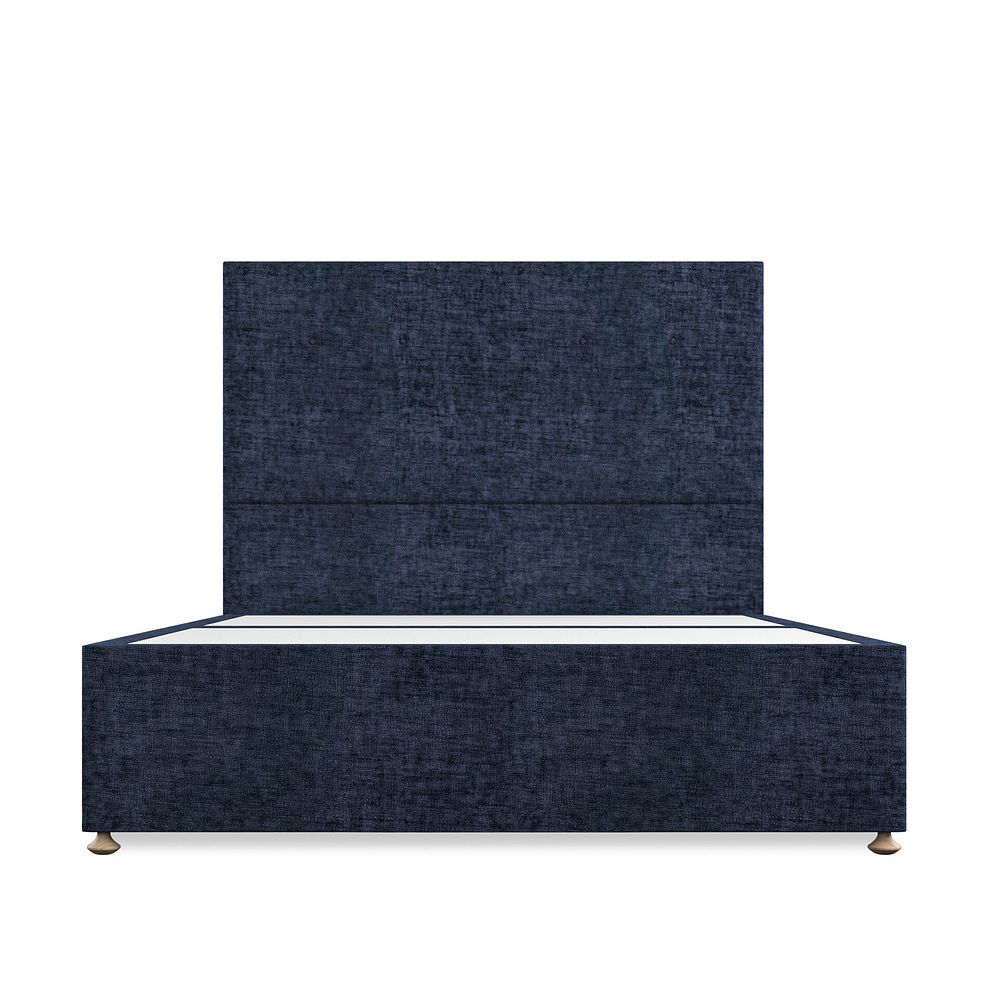 Kent King-Size 2 Drawer Divan Bed in Brooklyn Fabric - Hummingbird Blue 3