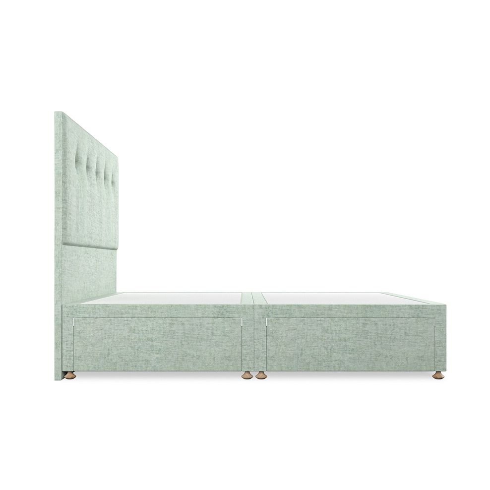 Kent King-Size 4 Drawer Divan Bed in Brooklyn Fabric - Glacier 4