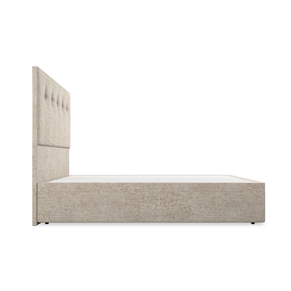 Kent King-Size Storage Ottoman Bed in Brooklyn Fabric - Quill Grey 5
