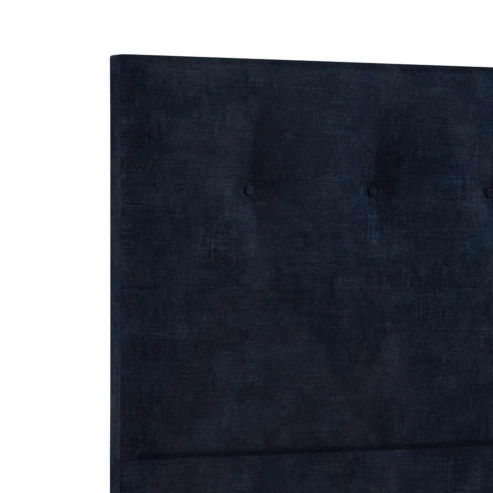 Kent Super King-Size 4 Drawer Divan Bed in Heritage Velvet - Royal Blue 5