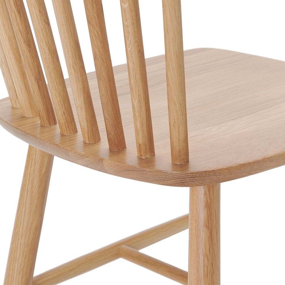 Kingham Natural Oak Spindle Chair 9