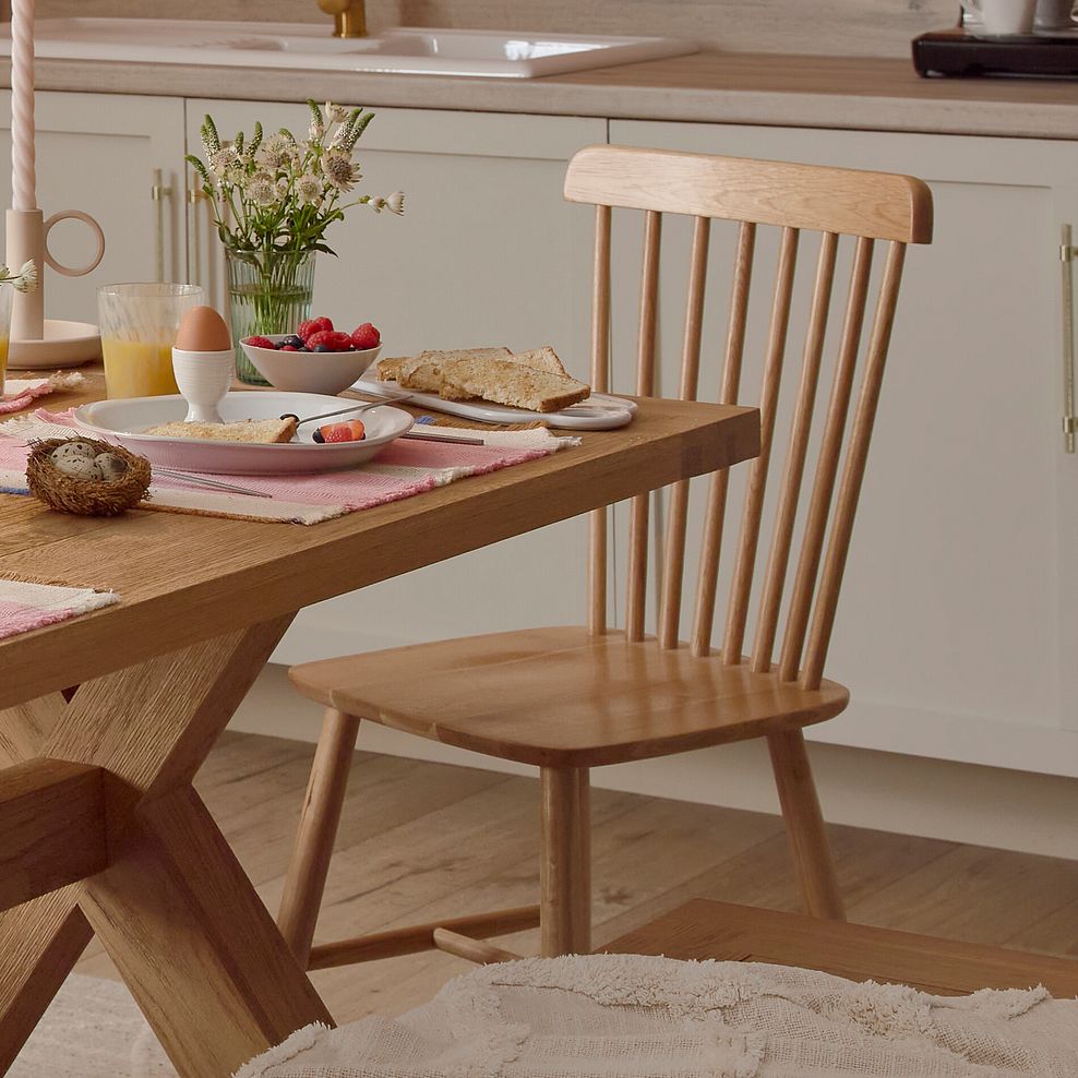 Kingham Natural Oak Spindle Chair 1