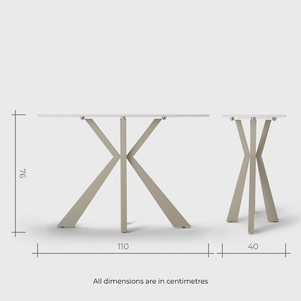 Kobi Ceramic Console Table 9