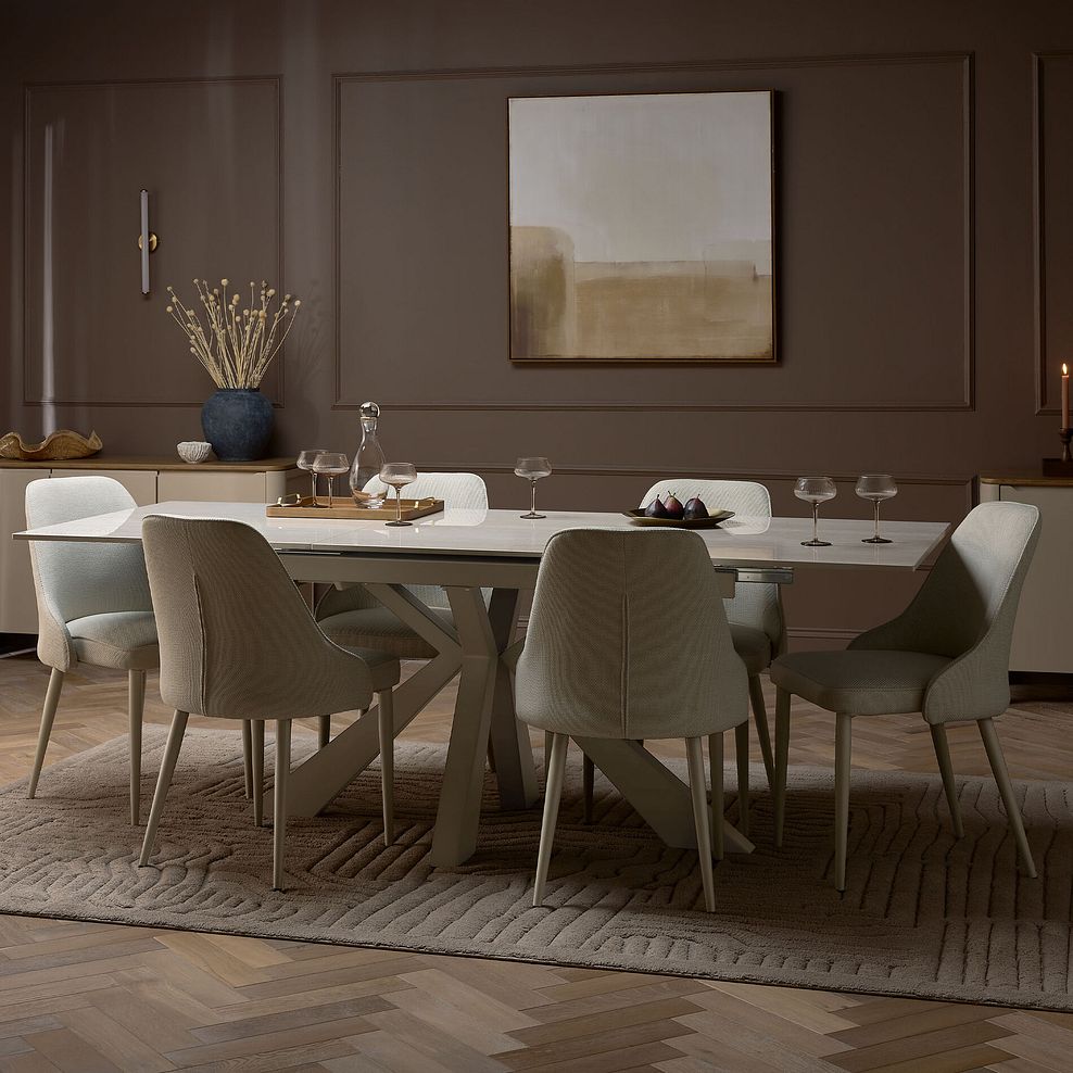 Kobi Ceramic Extendable Dining Table 160cm 2