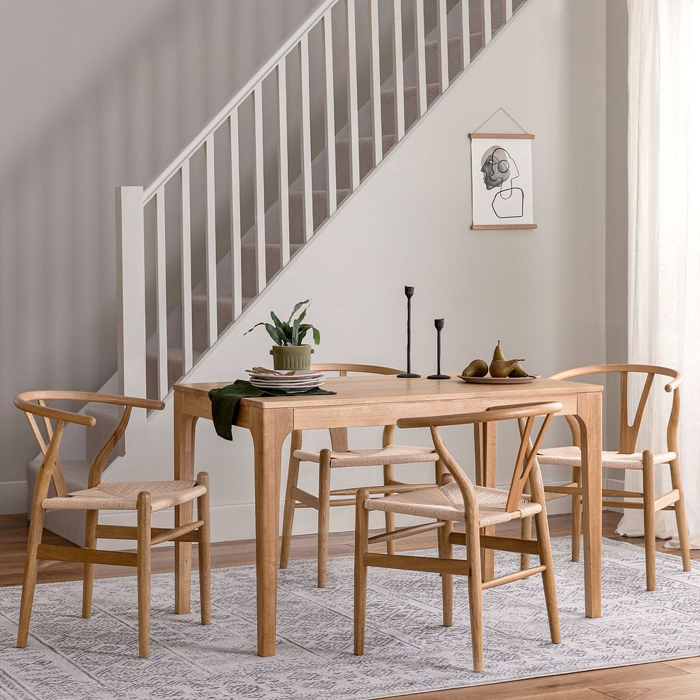Lars Dining Chair in Natural Oak with Natural Seat 2
