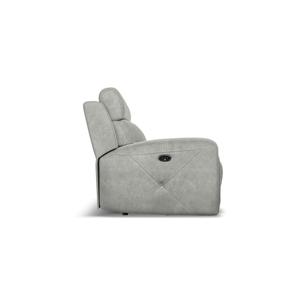 Leo 2 Seater Recliner Sofa in Billy Joe Dove Grey Fabric 7