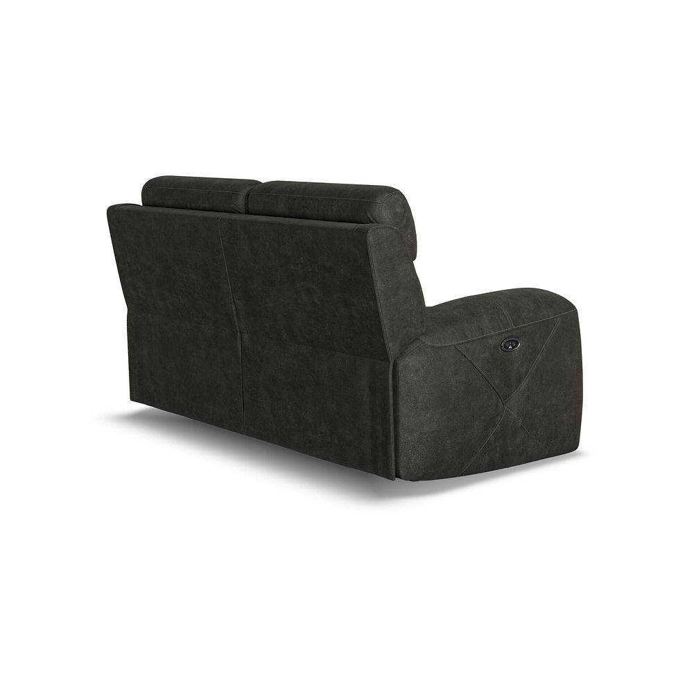 Leo 2 Seater Recliner Sofa in Billy Joe Grey Fabric 4