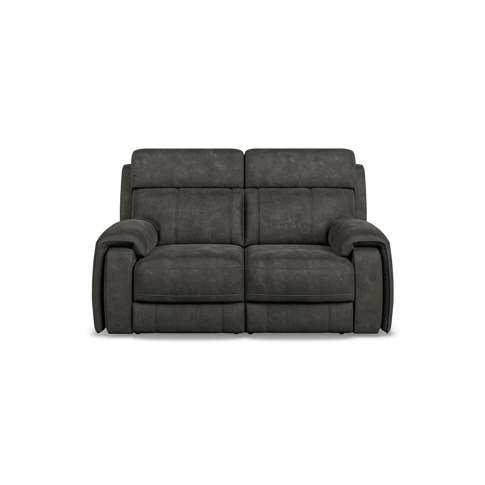 Leo 2 Seater Recliner Sofa in Billy Joe Grey Fabric 5