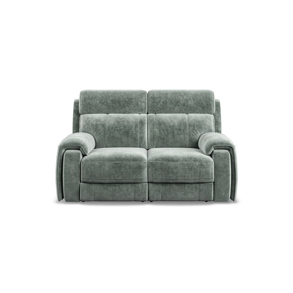 Leo 2 Seater Recliner Sofa in Descent Pewter Fabric 6