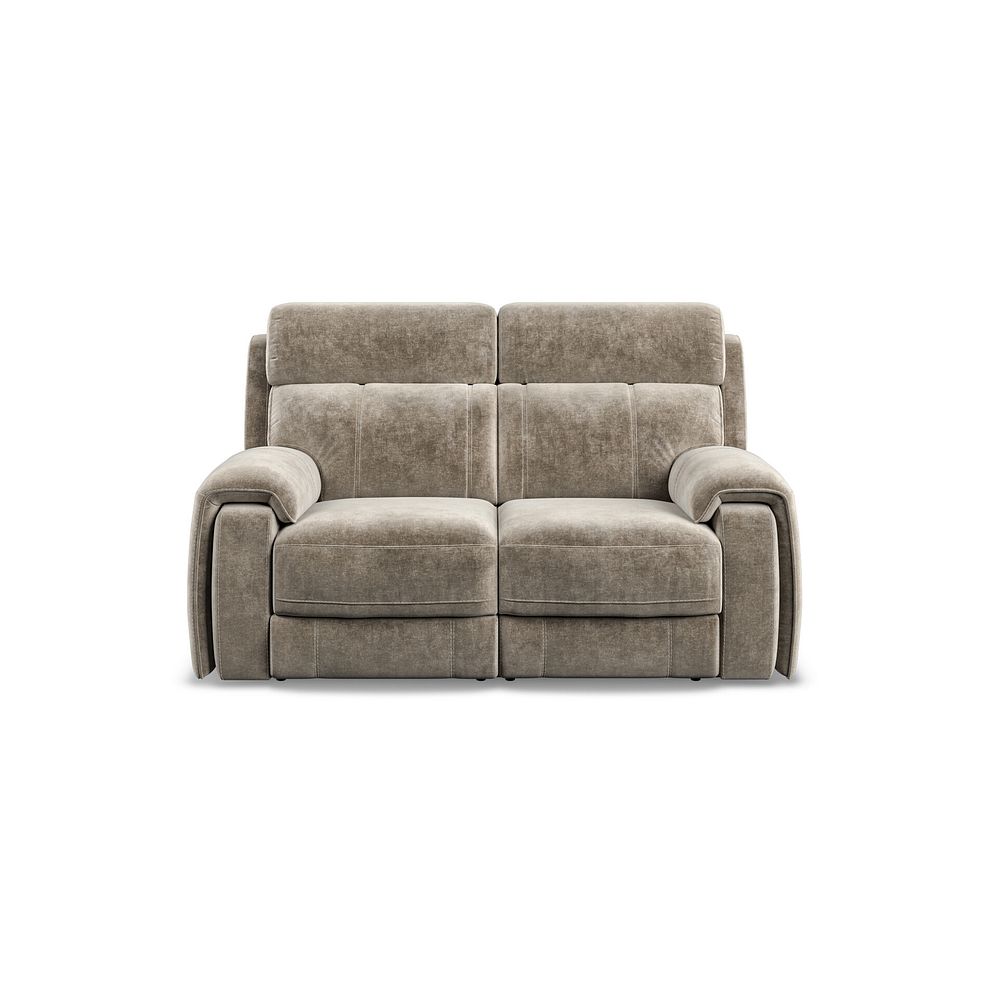 Leo 2 Seater Recliner Sofa in Descent Taupe Fabric 6