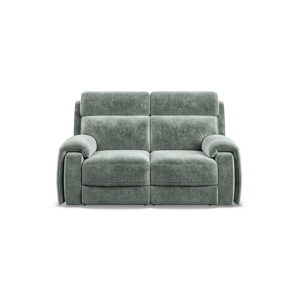Leo 2 Seater Recliner Sofa in Descent Pewter Fabric 5