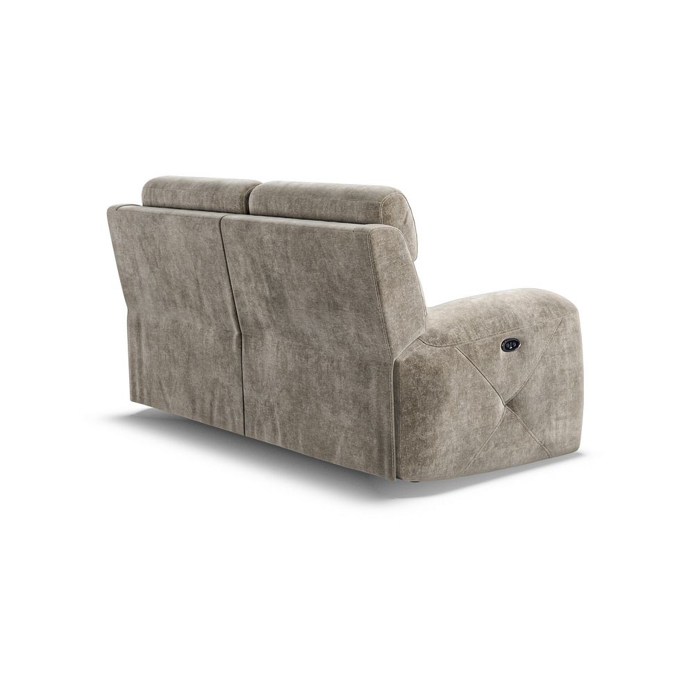 Leo 2 Seater Recliner Sofa in Descent Taupe Fabric 6