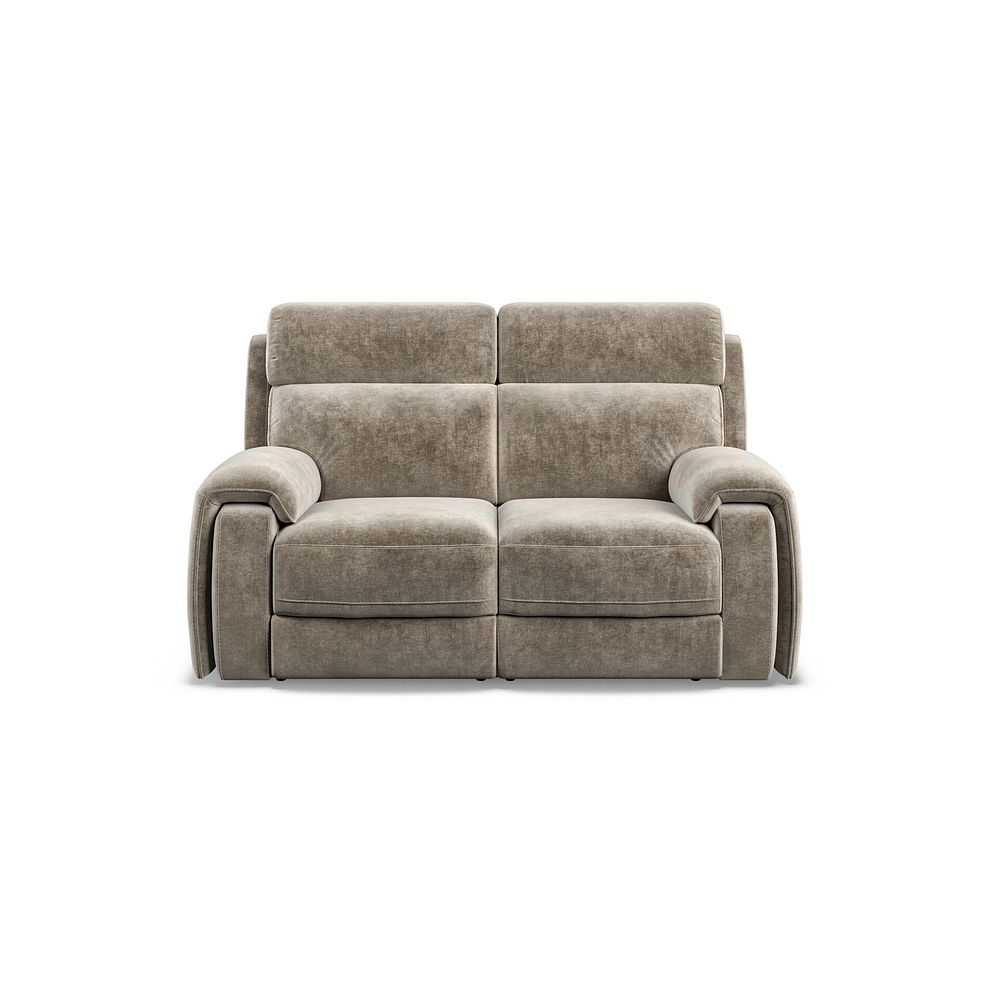 Leo 2 Seater Recliner Sofa in Descent Taupe Fabric 5