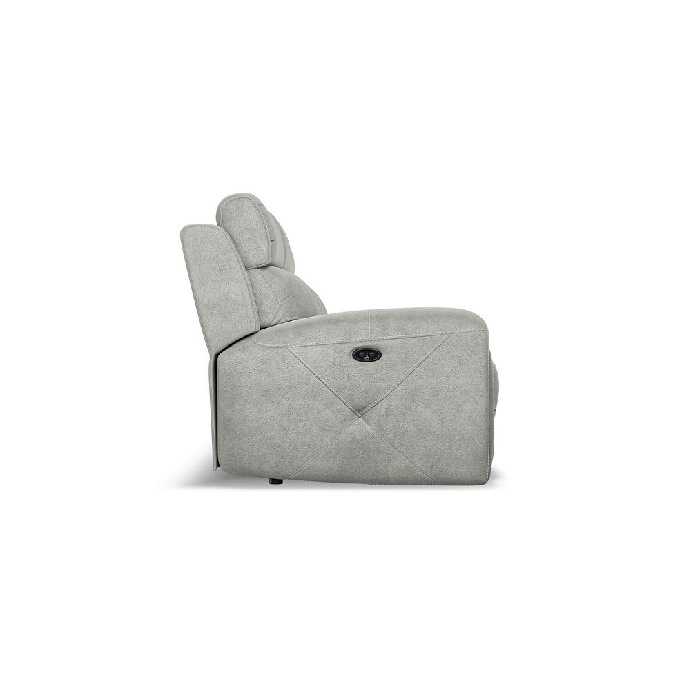 Leo 3 Seater Recliner Sofa in Billy Joe Dove Grey Fabric 7