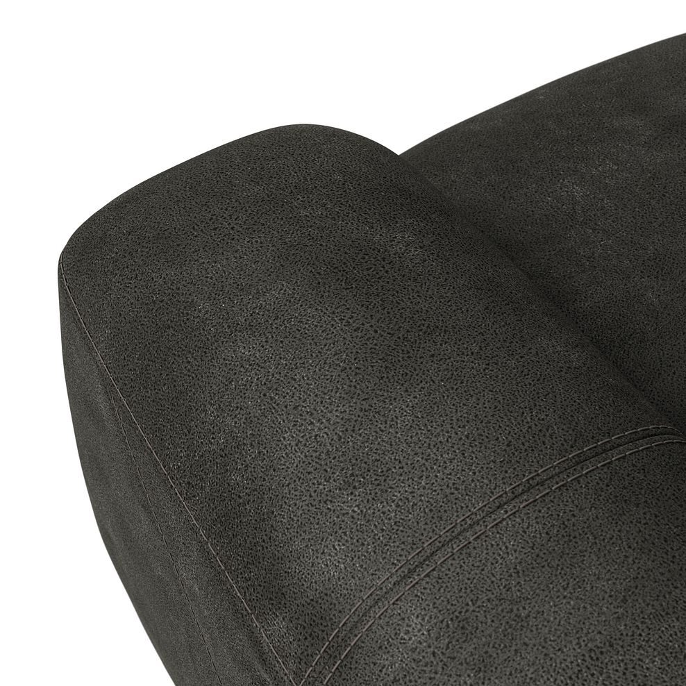 Leo 3 Seater Recliner Sofa in Billy Joe Grey Fabric 9