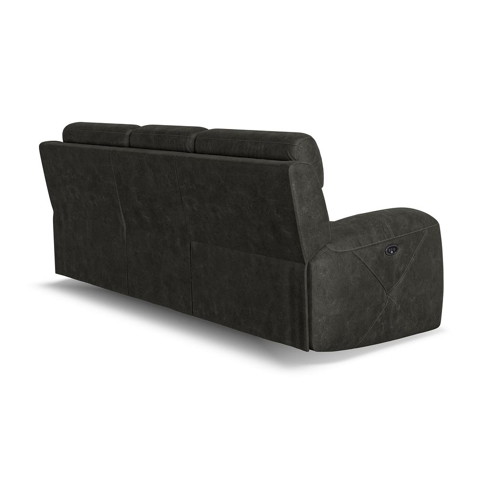 Leo 3 Seater Recliner Sofa in Billy Joe Grey Fabric 6