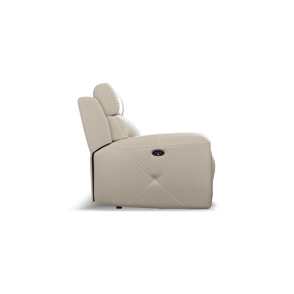 Leo 3 Seater Recliner Sofa in Pebble Leather 7