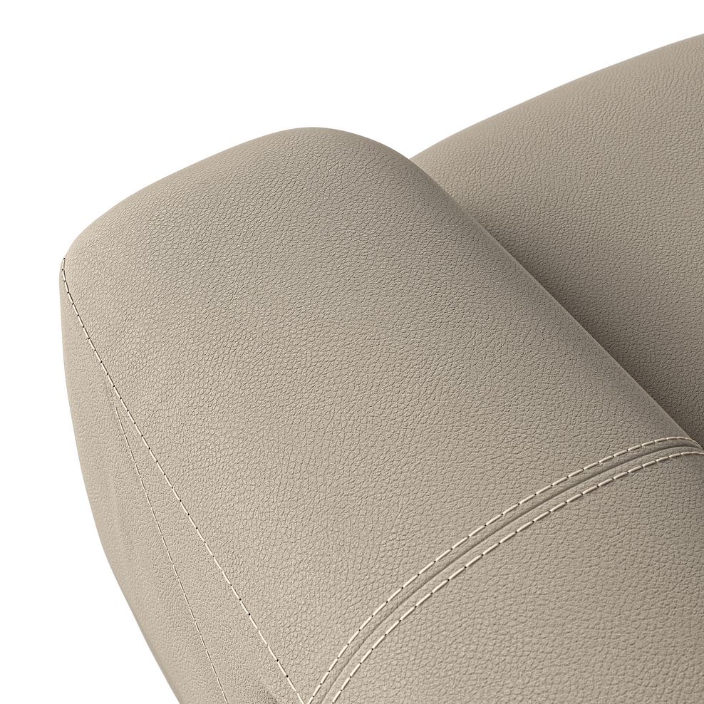 Leo 3 Seater Recliner Sofa in Pebble Leather 12