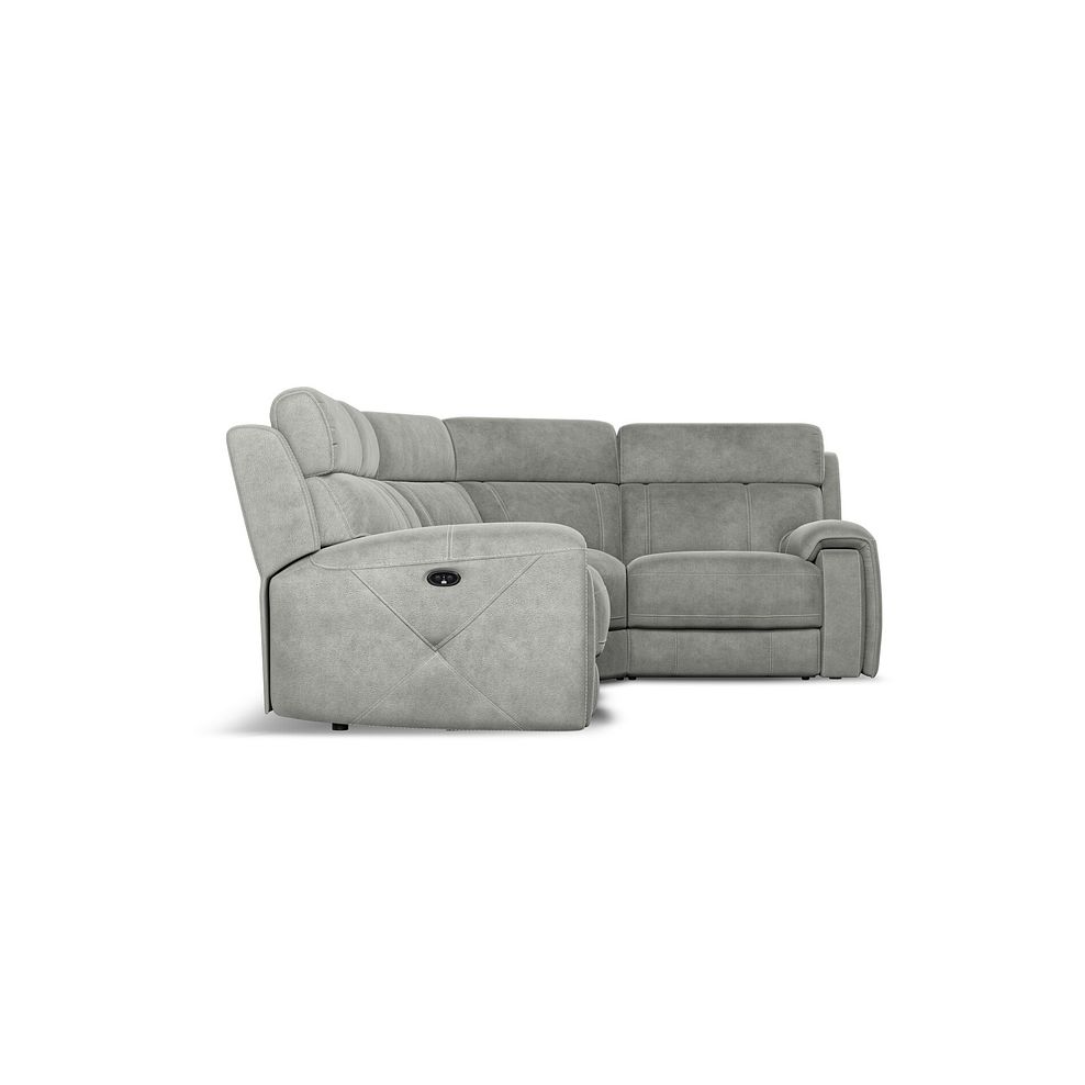 Leo Left Hand Corner Recliner Sofa in Billy Joe Dove Grey Fabric 7