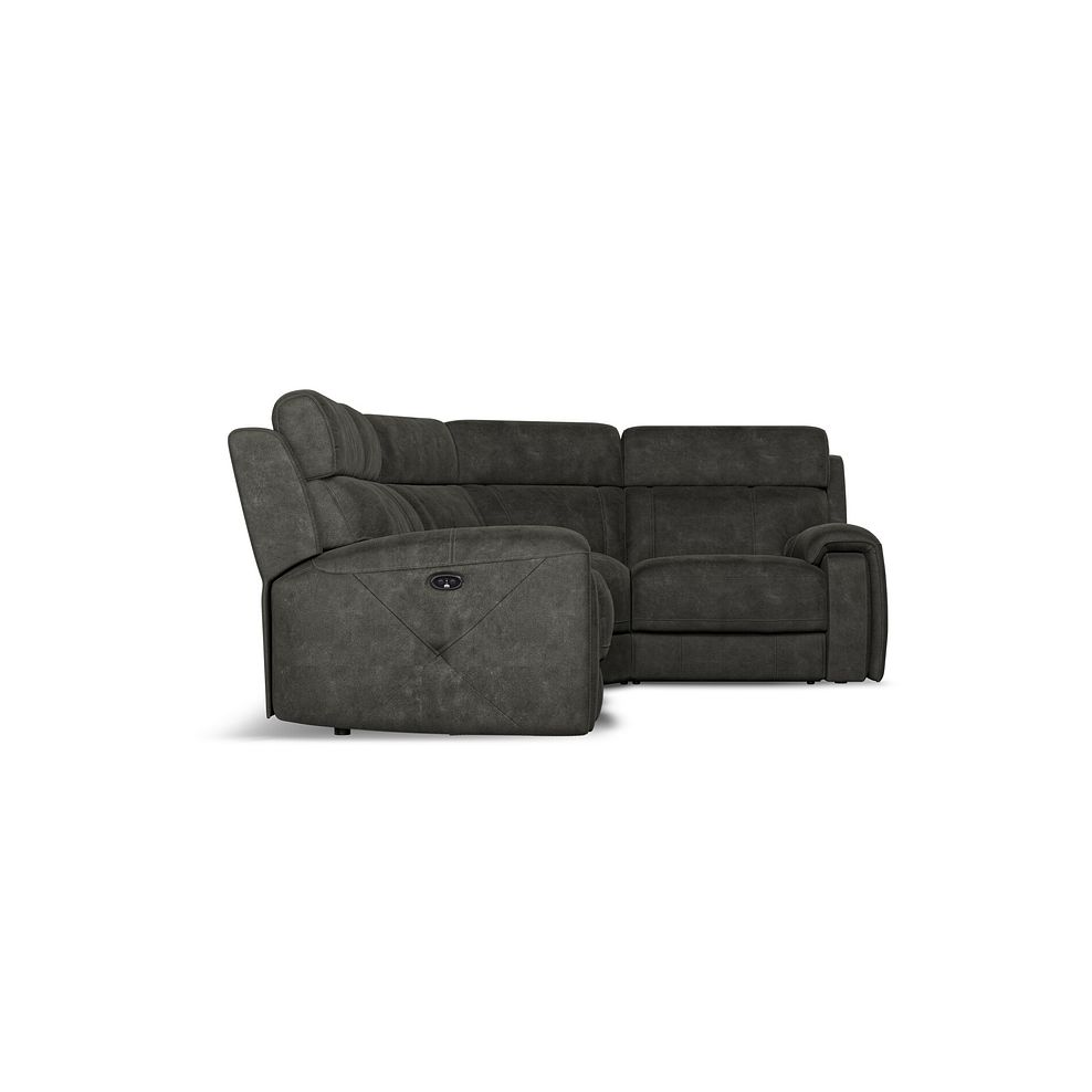 Leo Left Hand Corner Recliner Sofa in Billy Joe Grey Fabric 6