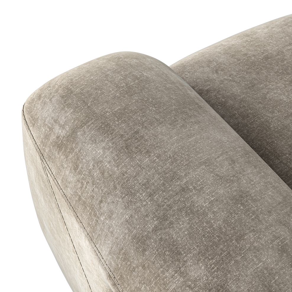 Leo Left Hand Corner Recliner Sofa with Adjustable Headrests in Descent Taupe Fabric 9