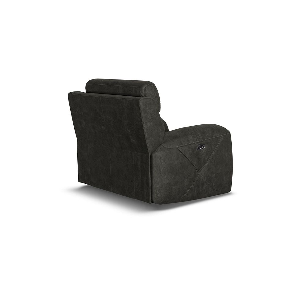 Leo Recliner Armchair in Billy Joe Grey Fabric 4