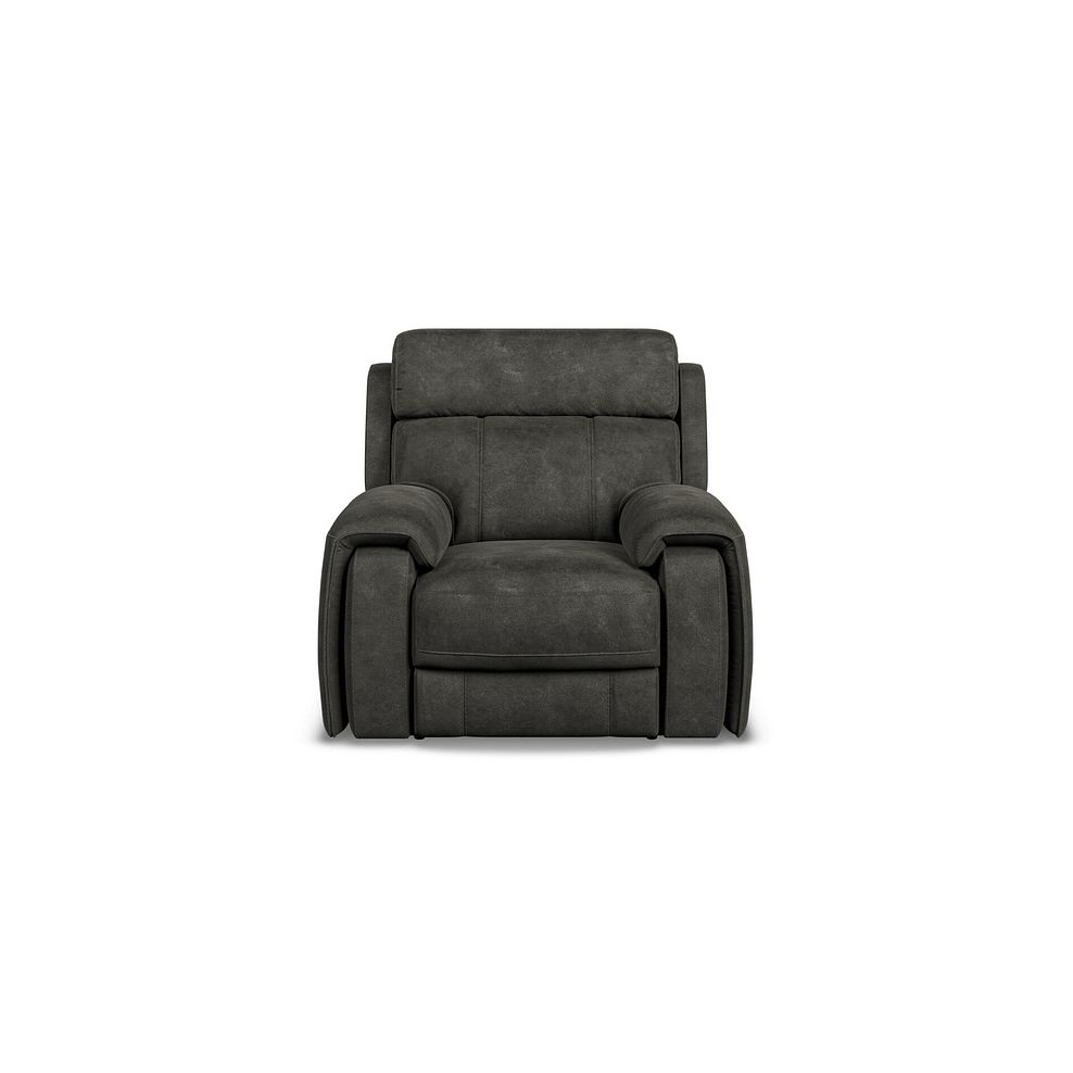 Leo Recliner Armchair in Billy Joe Grey Fabric 5