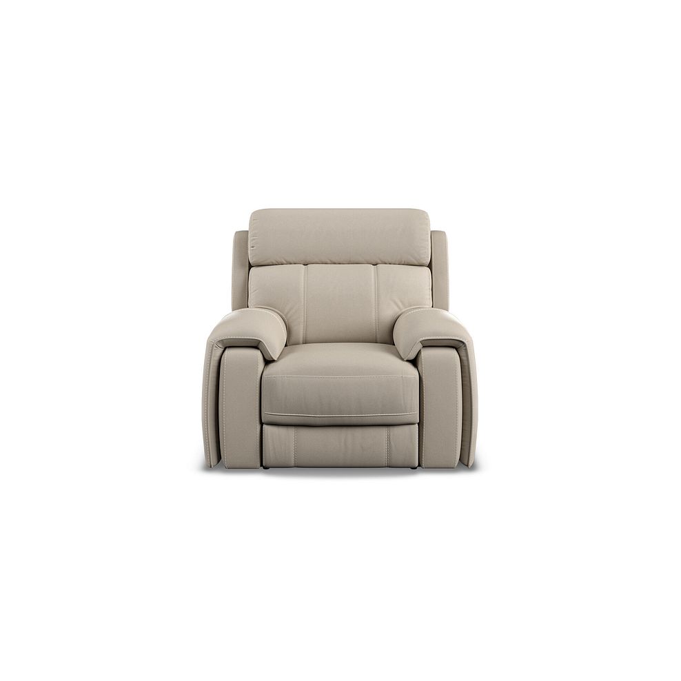 Leo Recliner Armchair in Pebble Leather 5