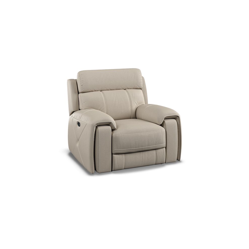 Leo Recliner Armchair in Pebble Leather