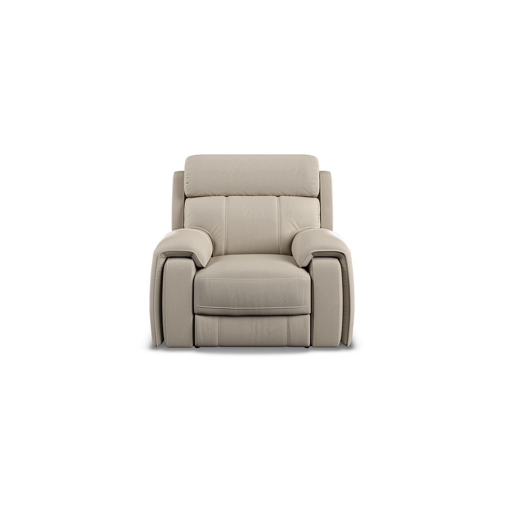 Leo Recliner Armchair in Pebble Leather Thumbnail 5