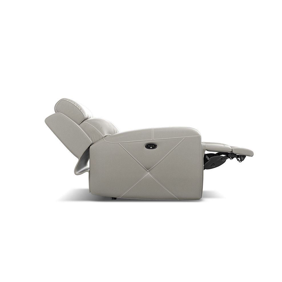 Leo Recliner Armchair in Taupe Leather 6